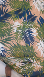 King Size Tropical Printed Cotton Bedsheet with Pillow Covers - Image 4