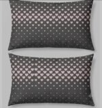 Bedeasia Brown Heart Printed Cotton King Size Bedsheet Set - Image 3