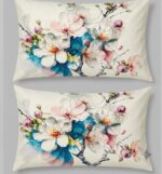 ​Bedeasia Floral Blossom Cotton King Size Bedsheet Set - Image 3